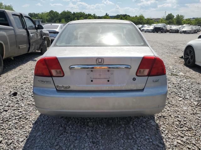 2HGES26791H532099 - 2001 HONDA CIVIC EX SILVER photo 6