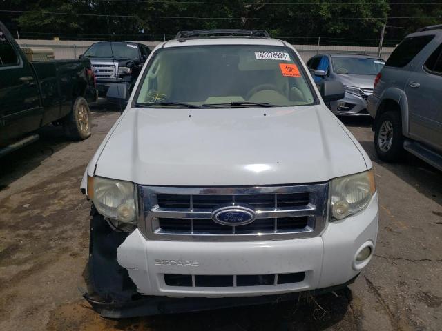 1FMCU0D73AKB35936 - 2010 FORD ESCAPE XLT WHITE photo 5