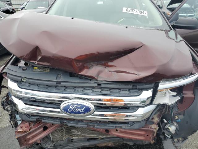 2FMDK3GC0CBA57326 - 2012 FORD EDGE SE BURGUNDY photo 12