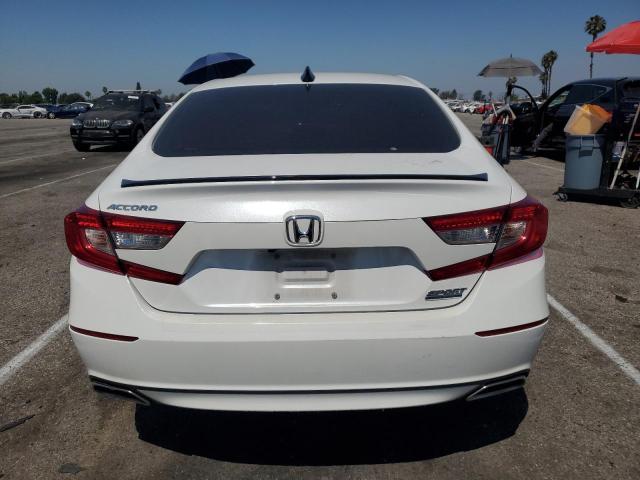 1HGCV1F47NA002667 - 2022 HONDA ACCORD SPORT SE WHITE photo 6