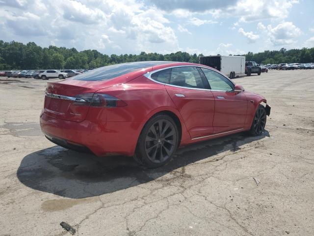 5YJSA1E25LF412216 - 2020 TESLA MODEL S RED photo 3