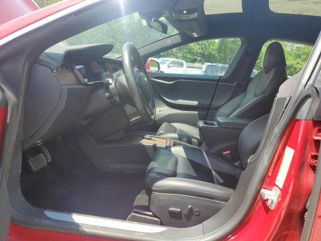 5YJSA1E25LF412216 - 2020 TESLA MODEL S RED photo 7