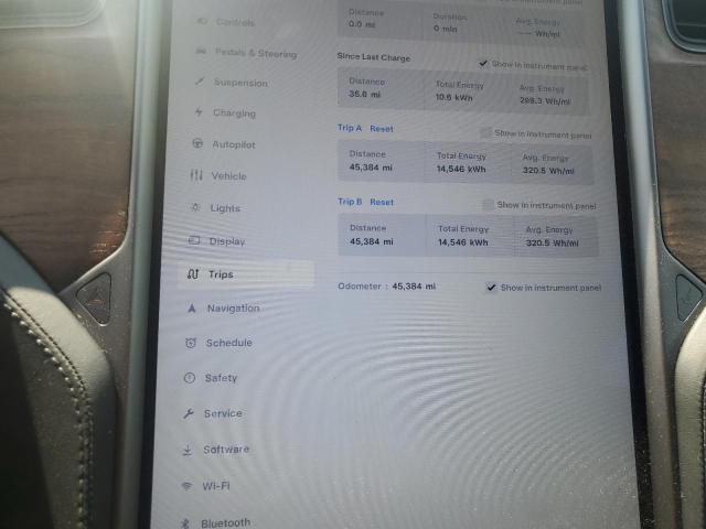 5YJSA1E25LF412216 - 2020 TESLA MODEL S RED photo 9