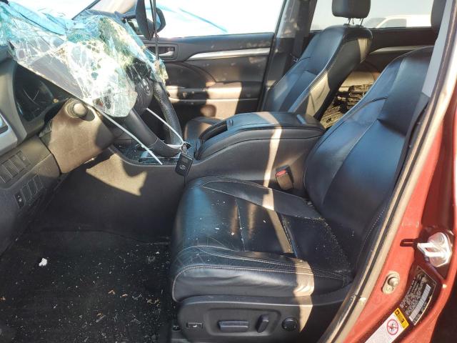 5TDJKRFH0GS226479 - 2016 TOYOTA HIGHLANDER XLE 勃艮第红 照片 7
