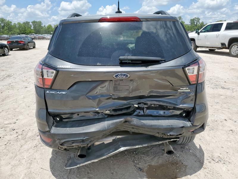 1FMCU0HD3JUD22047 - 2018 FORD ESCAPE SEL შავი ფოტო 6