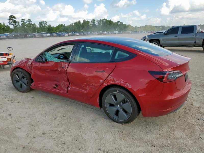 5YJ3E1EA4PF641668 - 2023 TESLA MODEL 3 Rot Foto 2