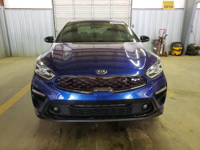 3KPF44AC5ME288626 - 2021 KIA FORTE GT BLUE photo 5