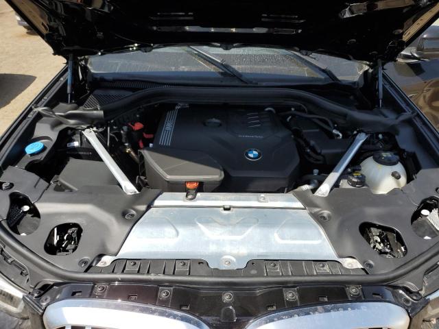 5UX53DP08N9K50422 - 2022 BMW X3 XDRIVE30I BLACK photo 12