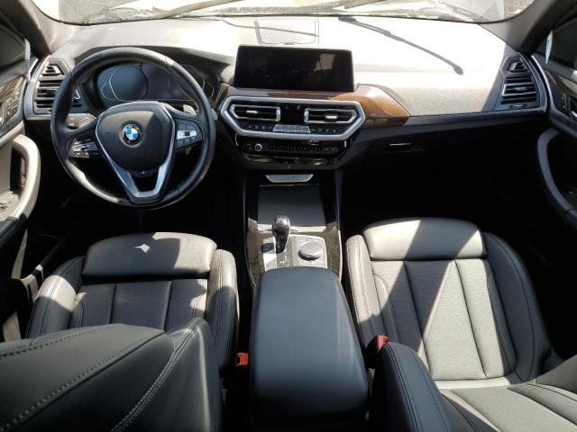 5UX53DP08N9K50422 - 2022 BMW X3 XDRIVE30I BLACK photo 8