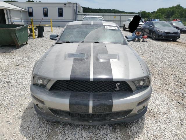 1ZVHT88S185149723 - 2008 FORD MUSTANG SHELBY GT500 SILVER photo 5