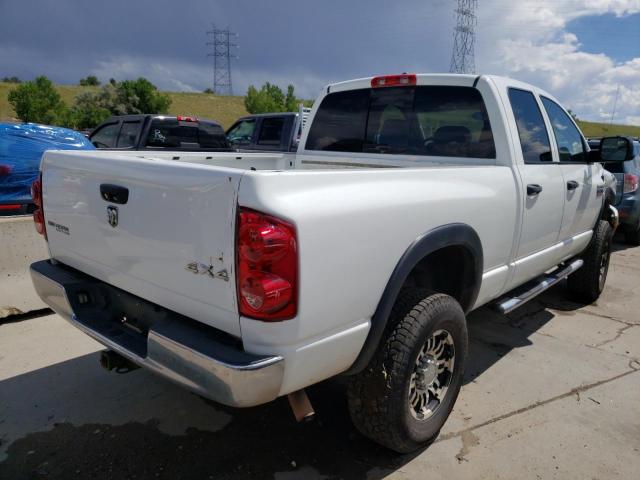 3D7KS28D27G815205 - 2007 DODGE RAM 2500 ST WHITE photo 3