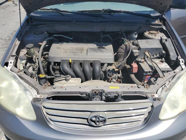 2T1BR32E04C287571 - 2004 TOYOTA COROLLA CE GRAY photo 11