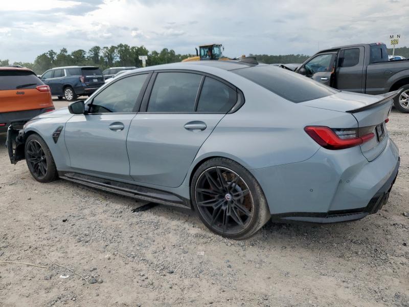 WBS33AY0XMFL26107 - 2021 BMW M3 COMPETITION ნაცრისფერი ფოტო 2