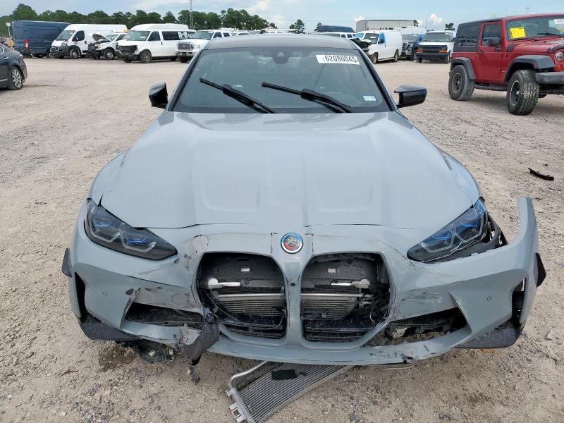 WBS33AY0XMFL26107 - 2021 BMW M3 COMPETITION ნაცრისფერი ფოტო 5