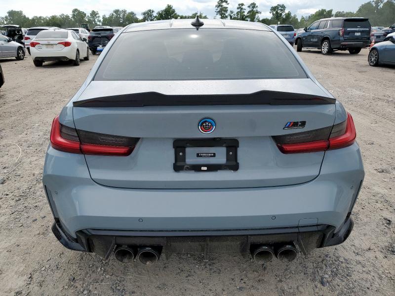 WBS33AY0XMFL26107 - 2021 BMW M3 COMPETITION ნაცრისფერი ფოტო 6