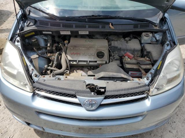 5TDBA22C65S051810 - 2005 TOYOTA SIENNA XLE BLUE photo 12