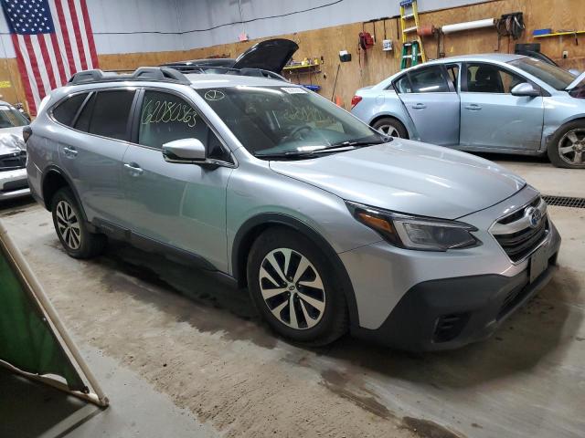 4S4BTACC0L3143850 - 2020 SUBARU OUTBACK PREMIUM SILVER photo 4