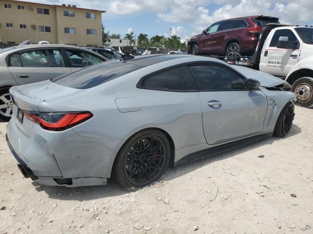 WBS33AZ08MCG63412 - 2021 BMW M4 COMPETITION SILVER photo 3