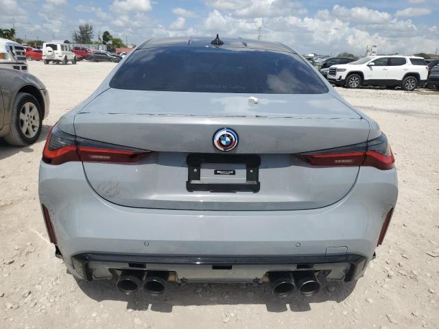 WBS33AZ08MCG63412 - 2021 BMW M4 COMPETITION SILVER photo 6