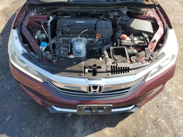 1HGCR2F85HA133498 - 2017 HONDA ACCORD EXL BURGUNDY photo 11