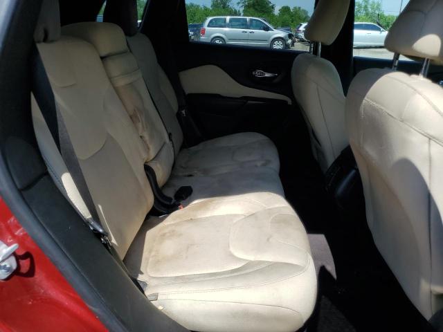 1C4PJLCB8HW535516 - 2017 JEEP CHEROKEE LATITUDE წითელი ფოტო 11