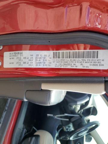 1C4PJLCB8HW535516 - 2017 JEEP CHEROKEE LATITUDE წითელი ფოტო 13