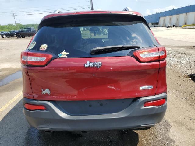 1C4PJLCB8HW535516 - 2017 JEEP CHEROKEE LATITUDE წითელი ფოტო 6