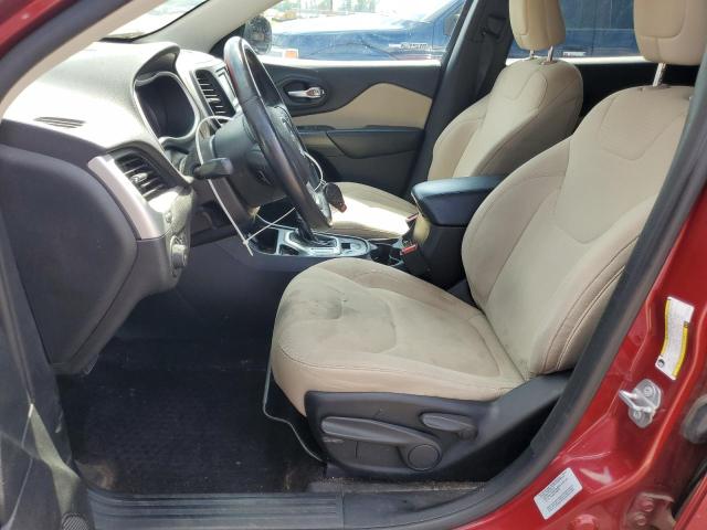 1C4PJLCB8HW535516 - 2017 JEEP CHEROKEE LATITUDE წითელი ფოტო 7