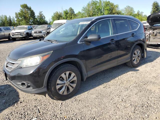 2HKRM4H71EH640474 - 2014 HONDA CR-V EXL BLACK photo 1