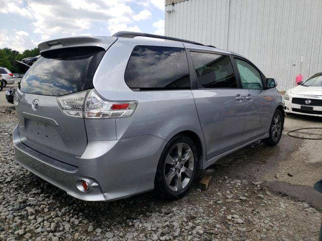 5TDXK3DC8CS179680 - 2012 TOYOTA SIENNA SPORT SILVER photo 3