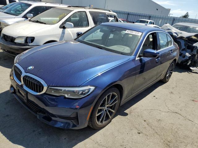 WBA5R1C59KAJ99679 - 2019 BMW 330I BLUE photo 1