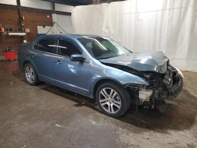 3FAHP0HA7BR273053 - 2011 FORD FUSION SE BLUE photo 4