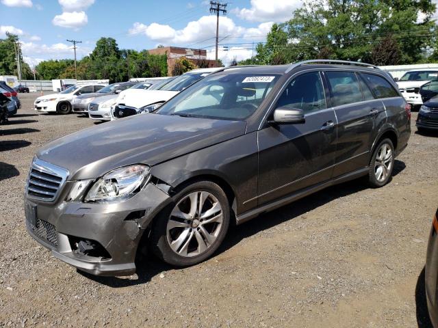 WDDHH8HB0BA231063 - 2011 MERCEDES-BENZ E 350 4MATIC WAGON GRAY photo 1