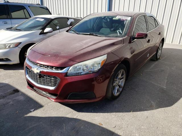 1G11C5SL5FF150250 - 2015 CHEVROLET MALIBU 1LT MAROON photo 2