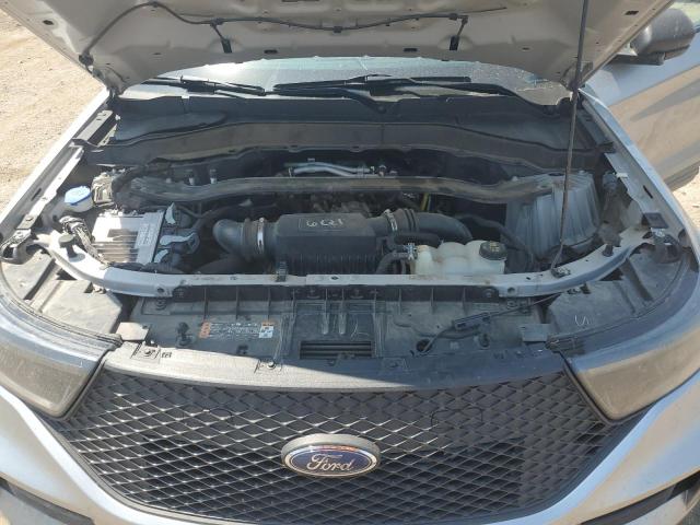 1FM5K8AC1NGA49886 - 2022 FORD EXPLORER POLICE INTERCEPTOR 银色 照片 12