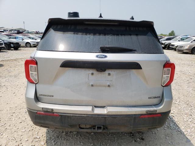 1FM5K8AC1NGA49886 - 2022 FORD EXPLORER POLICE INTERCEPTOR 银色 照片 6