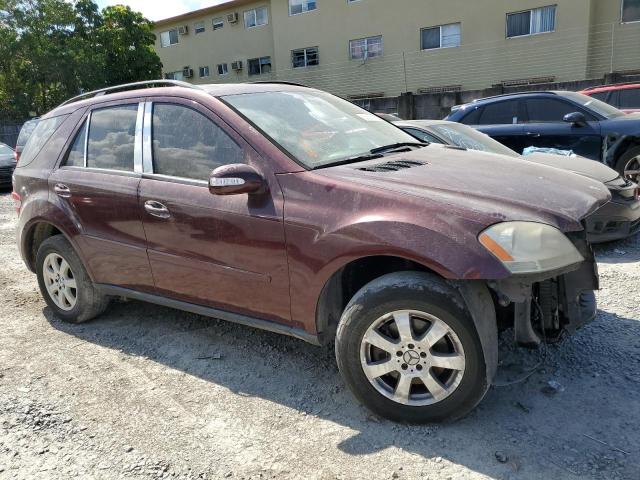 4JGBB86E87A201312 - 2007 MERCEDES-BENZ ML 350 BURGUNDY photo 4