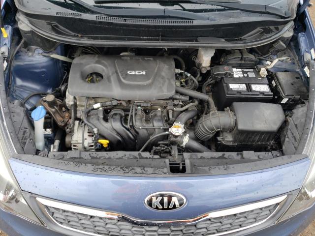 KNADM4A37G6542058 - 2016 KIA RIO LX BLUE photo 11