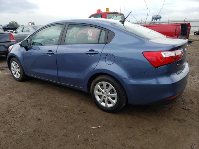 KNADM4A37G6542058 - 2016 KIA RIO LX BLUE photo 2