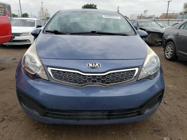 KNADM4A37G6542058 - 2016 KIA RIO LX BLUE photo 5