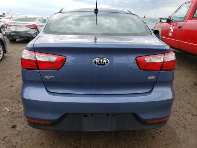 KNADM4A37G6542058 - 2016 KIA RIO LX BLUE photo 6