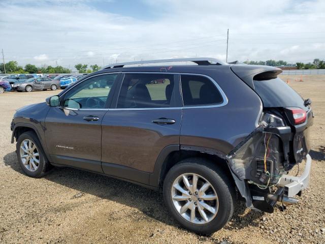 1C4PJMDB9HW543337 - 2017 JEEP CHEROKEE LIMITED ნაცრისფერი ფოტო 2