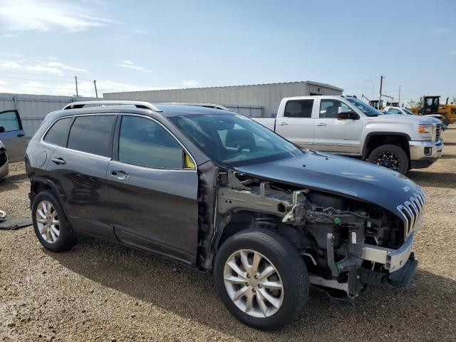 1C4PJMDB9HW543337 - 2017 JEEP CHEROKEE LIMITED ნაცრისფერი ფოტო 4