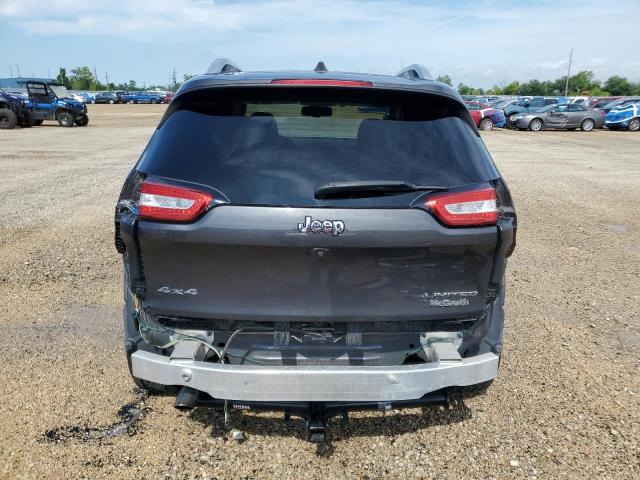1C4PJMDB9HW543337 - 2017 JEEP CHEROKEE LIMITED ნაცრისფერი ფოტო 6
