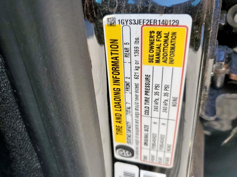 1GYS3JEF2ER140129 - 2014 CADILLAC ESCALADE ESV PREMIUM BLACK photo 13