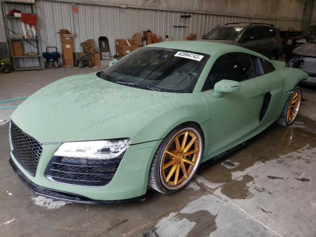 WUAANAFG4EN002699 - 2014 AUDI R8 5.2 QUATTRO GREEN photo 1