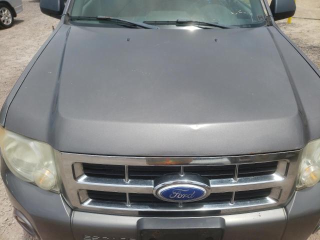 1FMCU0DGXBKC12092 - 2011 FORD ESCAPE XLT GRAY photo 12