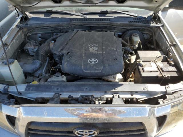 3TMJU62N58M069621 - 2008 TOYOTA TACOMA DOUBLE CAB PRERUNNER SILVER photo 11