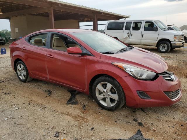 KMHDH4AEXBU110279 - 2011 HYUNDAI ELANTRA GLS RED photo 4