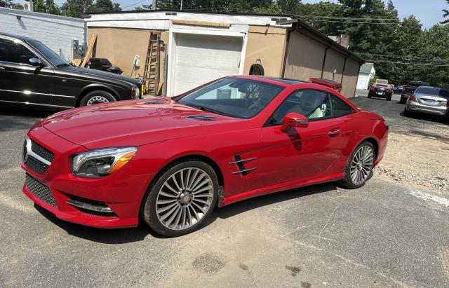 WDDJK6FA8FF032658 - 2015 MERCEDES-BENZ SL 400 RED photo 2